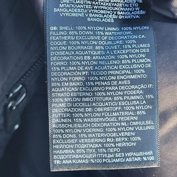 North Face Nuptse 700 Down Black Puffer Coat Mens - Picture 6 of 8